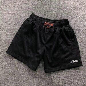 Corteiz Mens Black Shorts